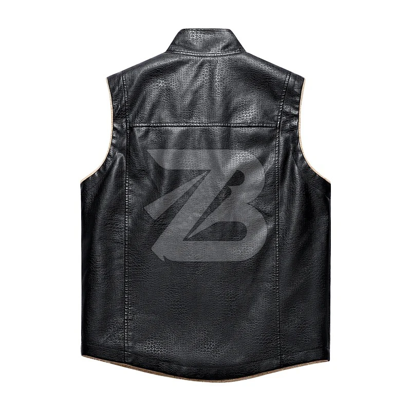 Autumn Winter Collection Plush Thickened Men Warm Vest Comfortable Breathable Fashionable Versatile Top horse leather jackets