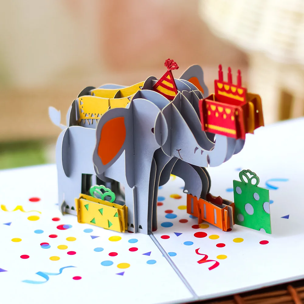 Carte D Invitation Pop Up Elephant En 3d Carton D Invitation Avec Impression De Joyeux Anniversaire Fiancailles Pieces Buy Elephant Pop Up Carte Joyeux Anniversaire Invitation Cartes Postales Pour Promotions Product On Alibaba Com