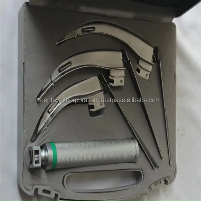 Surgical Instruments And Laryngoscope And Fiber Optic Laryngoscope Set ...