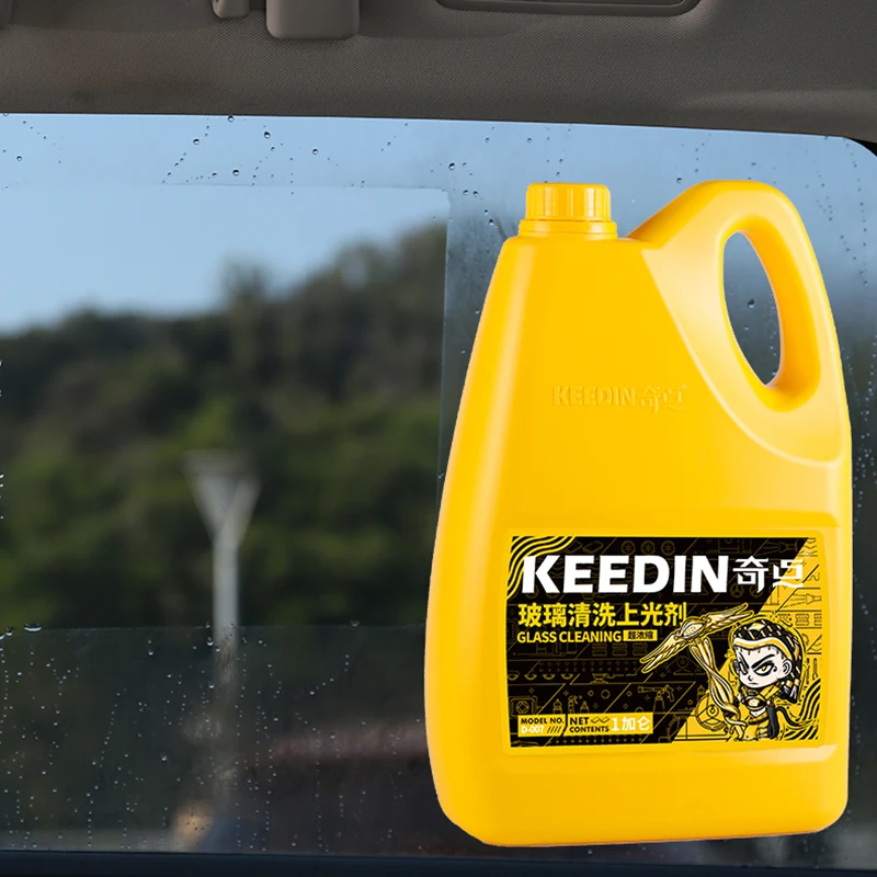 Автомобильный очиститель стекол 4 л Keedin переднее лобовое стекло Анти-дождь и противотуманный чистящий стеклянный масляный пленочный агент D-007