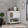 White / Light Oak Color