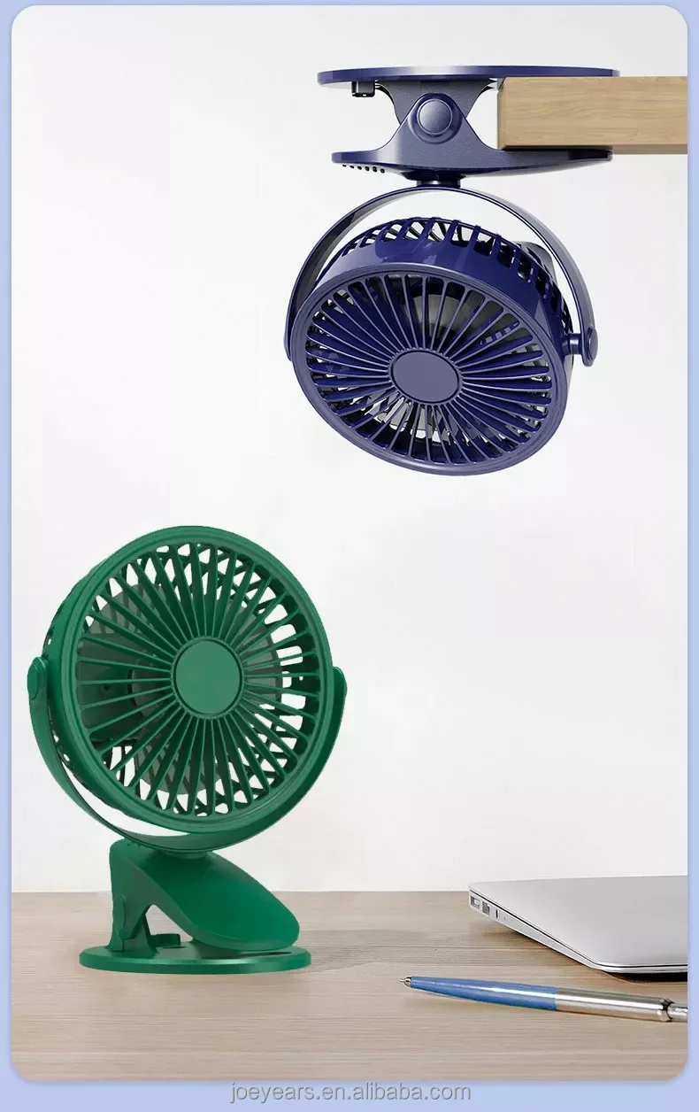Newest Mini Desktop Fan, Portable, USB, 1200mAh, Cordless - detail 6
