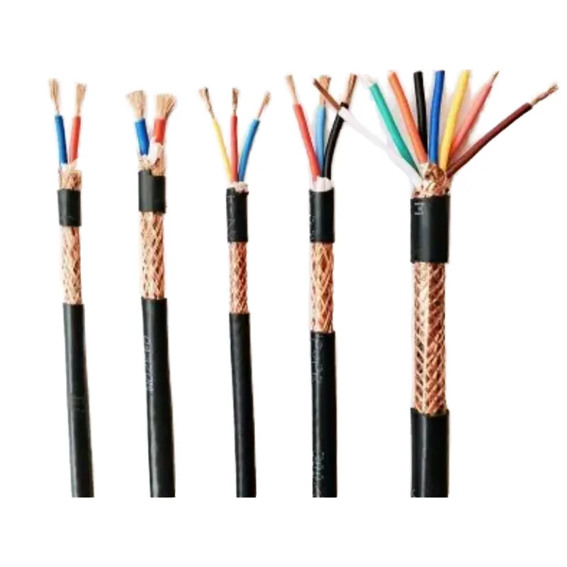 1/0AWG 2/0AWG 4/0 AWG Single 4-Copper Wire Braided Shielded Total Shielded PVC Sheathed Computer Cable Copper Electrical Cable