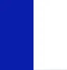 Bleu roi et blanc