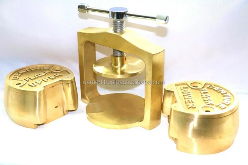 Dental Denture Flask Laboratory Compressor Equipment Brass