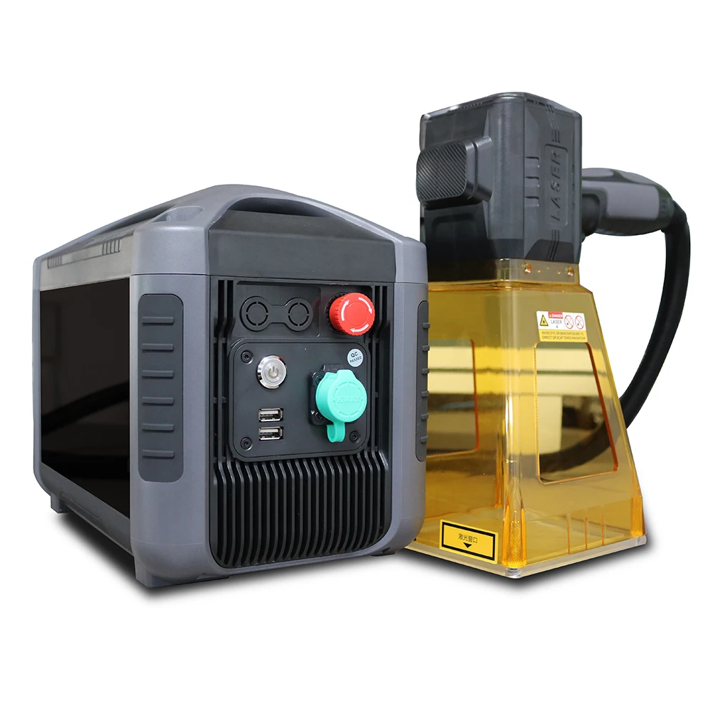 Handheld Laser Marking Machine Portable Mini Laser Engraver Etching Metal 20W 30W 50W