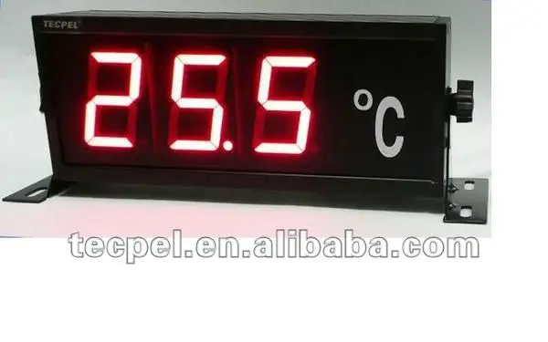 TRH-3306C LED Large Digital Temperature Display, Type K, PT100, 4-20mA
