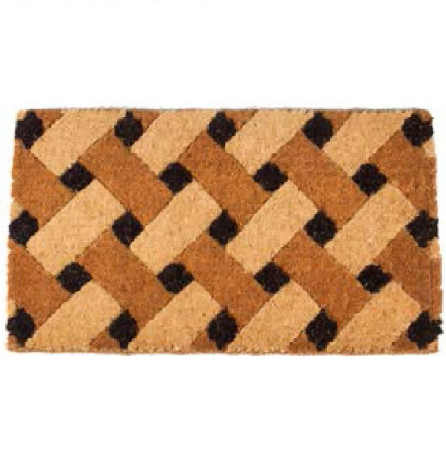 Fibre Door Mats With Attractive Designed Brightful Living Space Decor Long Lasting Door Mats For