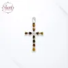 18K Solid White & Yellow Gold