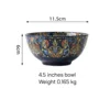 4.5 inches bowl