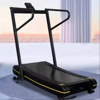 SQ-1008 High Quality Foldable Home GymTreadmill Walking Pad Small Unpowered Treadmill Popular Manual Small Black Treadmill