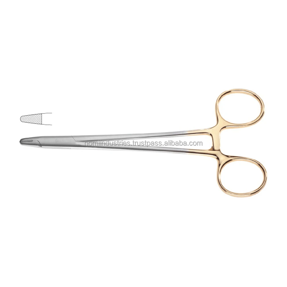 Professional Gold Handle Wire Twisters Needle Holders Tc Forceps Made ...