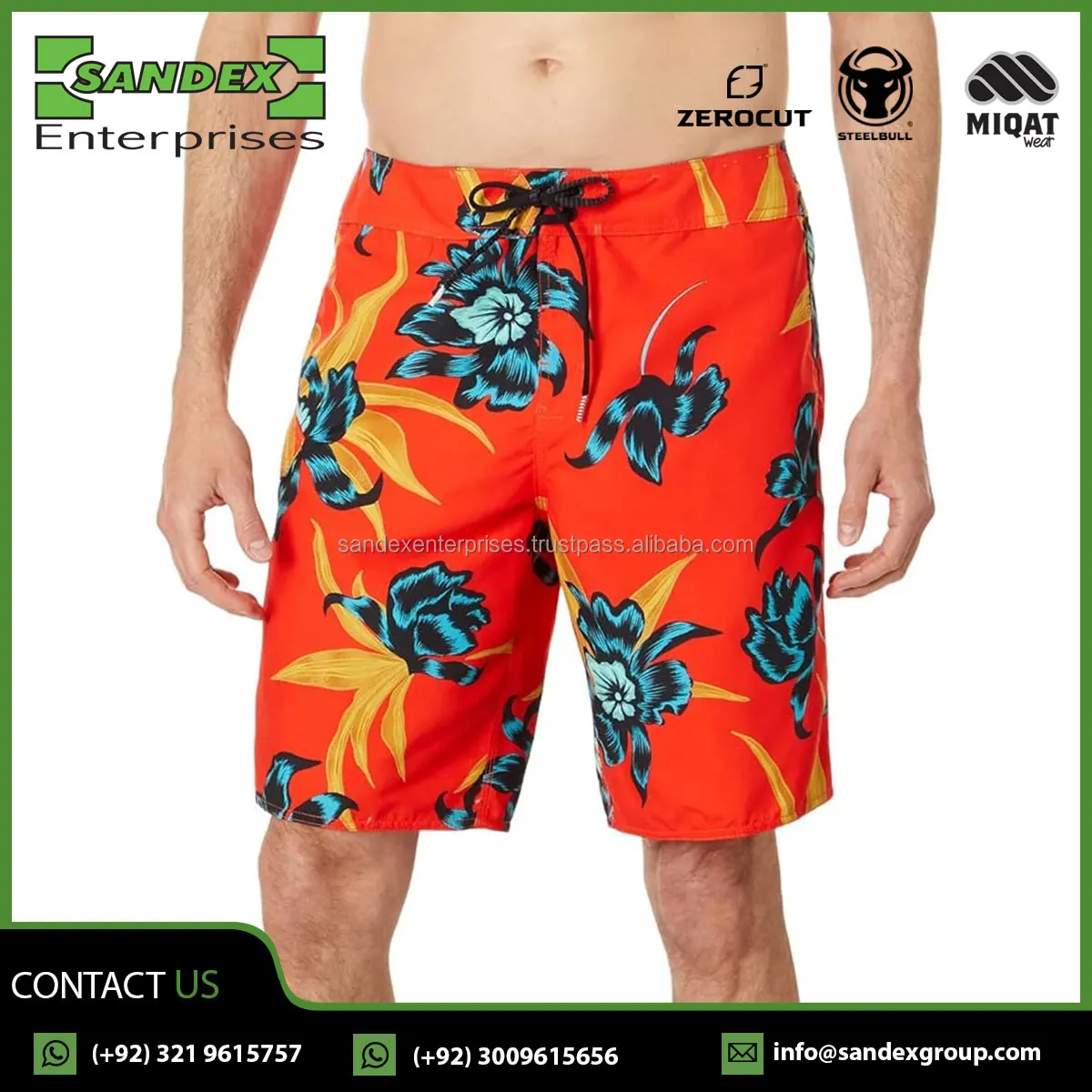 Drawstring Men Board Shorts New Design Board Shorts Best Quality Summer