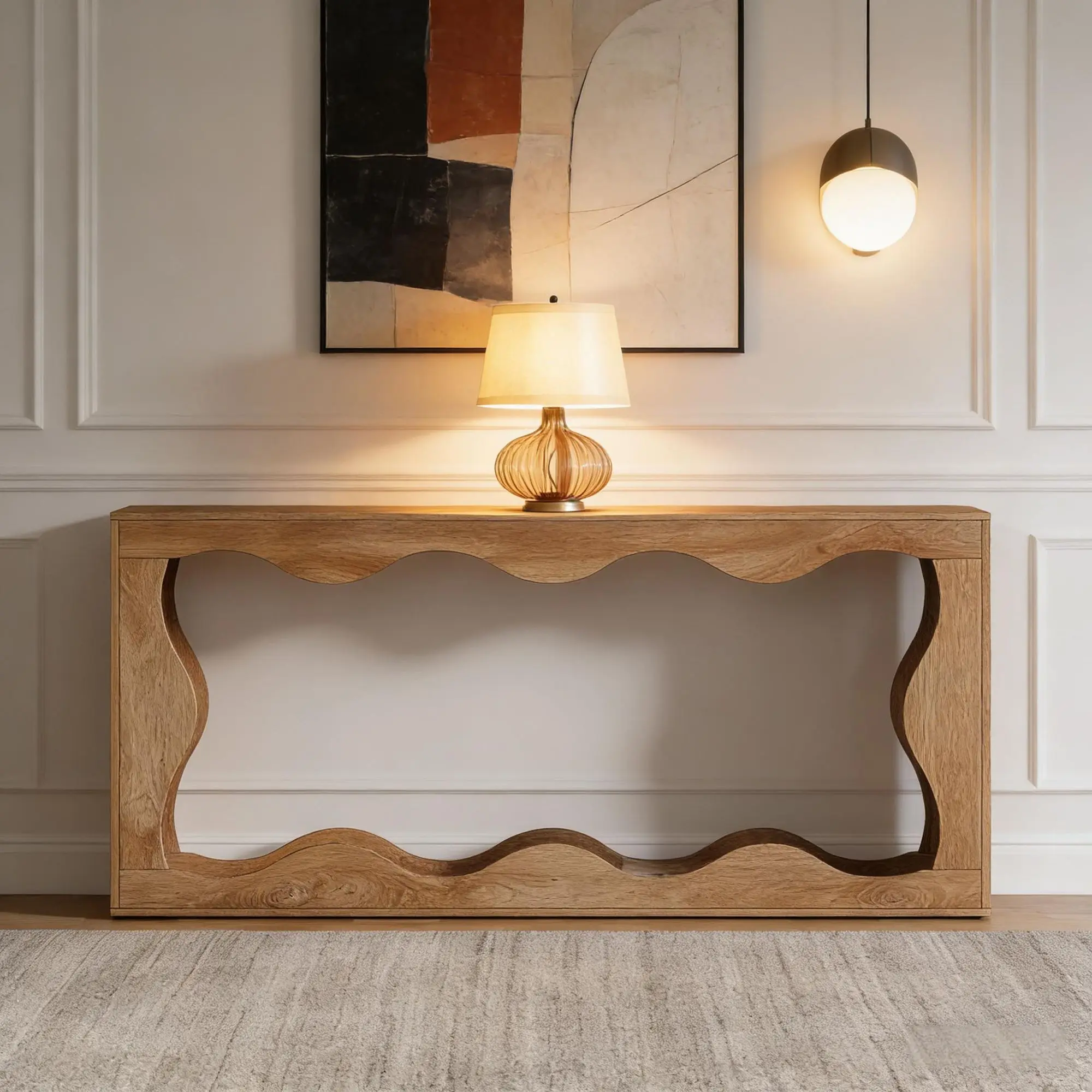Elvarenae Onde Wave Console Table — product detail