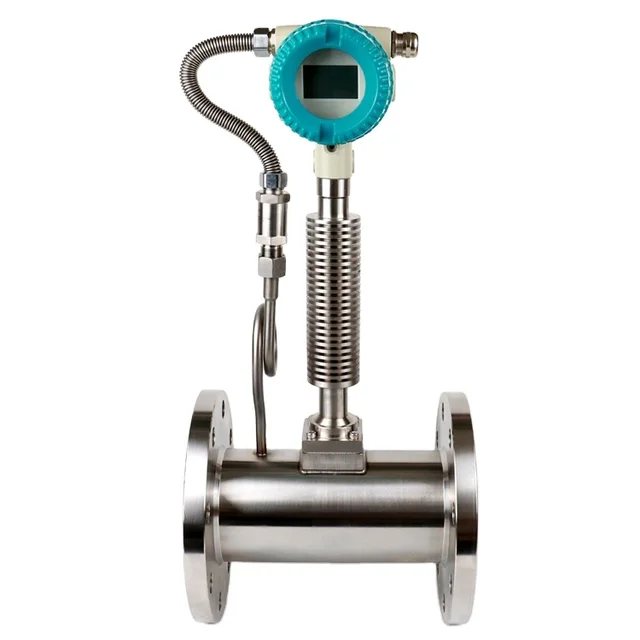 LED Display 4~20 MA Hart Output Dn50 vortex Flow Meter for Gas/steam/water