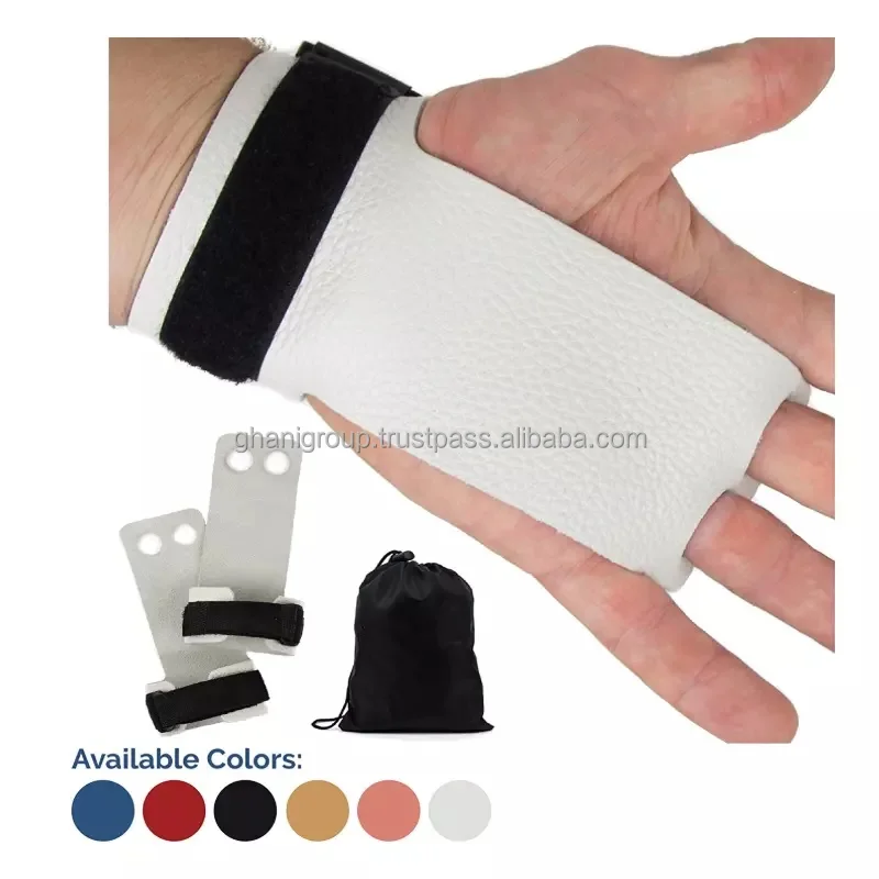 GAF Gymnastics Leather Grips Pull up Hand Grips Weight Lifting Gloves ...