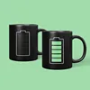 Battery color-changing ceramic cup