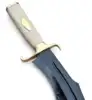 Off-White / Ivory Bone Handle, Gold Brass guard