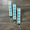 White & Turquoise