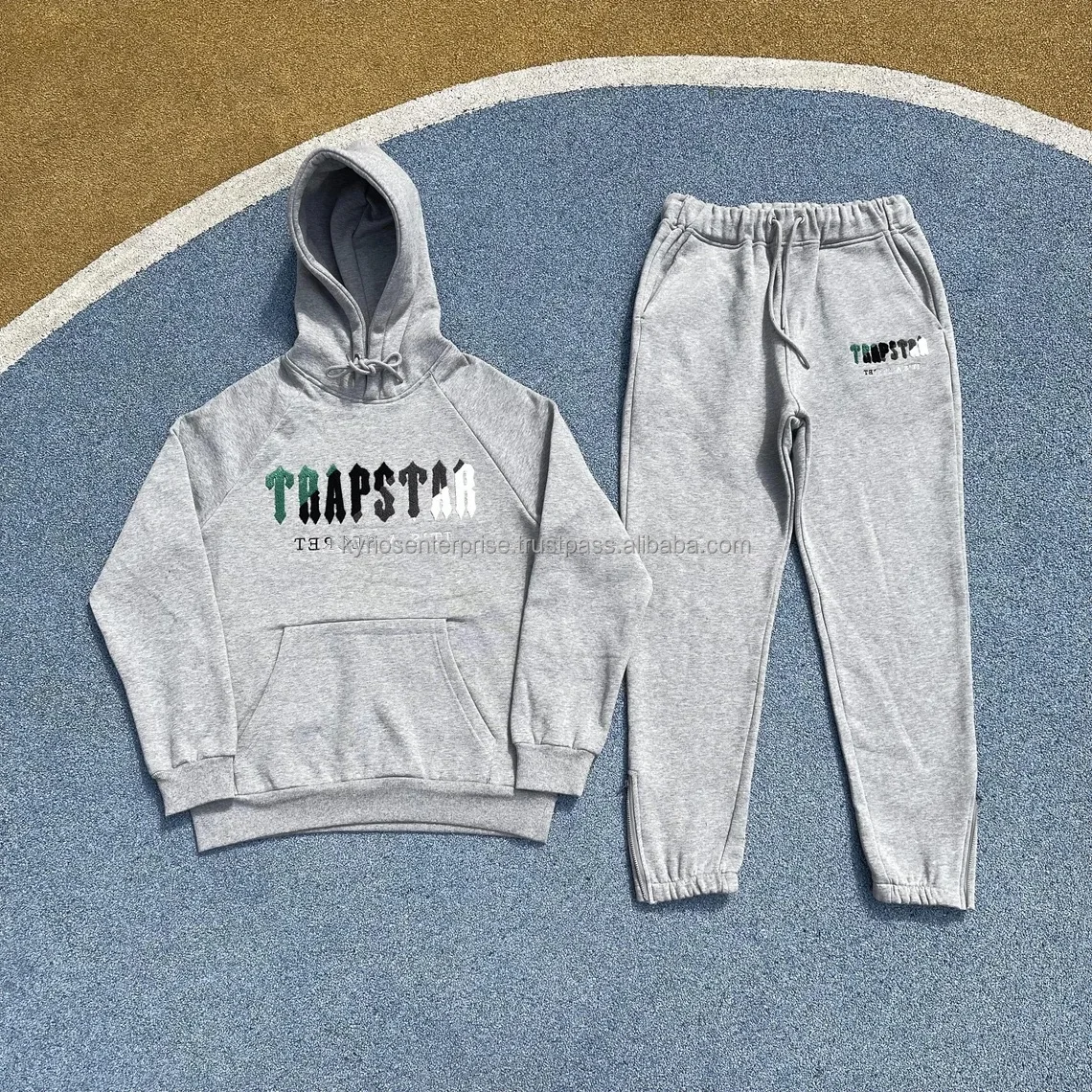 Trapstar Vstripe Tracksuit Men Custom Jogging Track Suits Wholesale