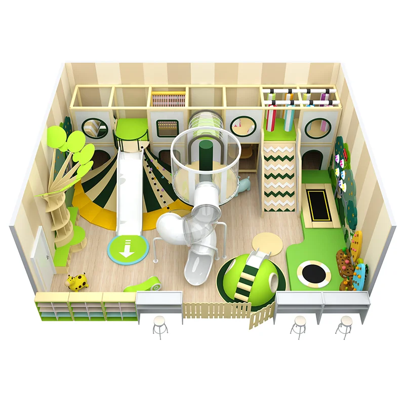 Feelkids ALITA-TQ26012 Indoor PE Board Plastic Galvanized Pipe Multi-Play Kids Activity Center Soft Play Room Max Capacity factory