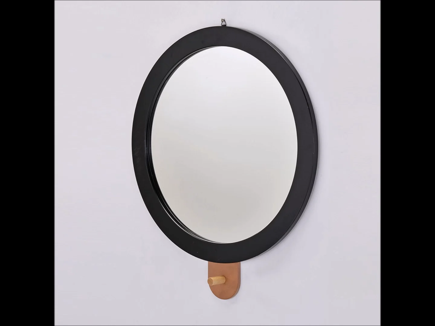 Wallmounted Round Hanging Mirror With Single Hook Large Buy Wall