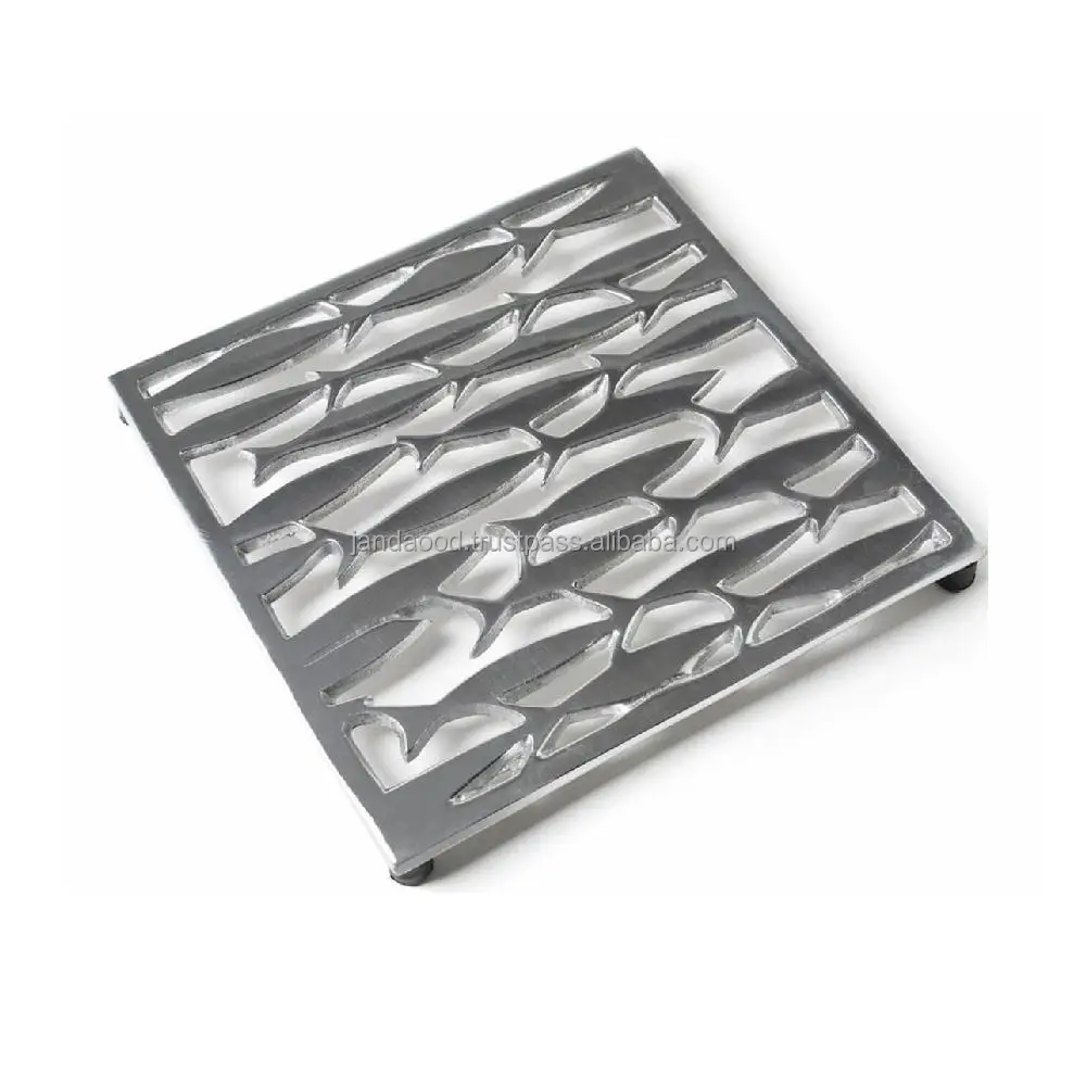 Alessi Try It Trivet By Dror Benshetrit - Adjustable Mirror Polished Stainless Steel Hot Plate Stand