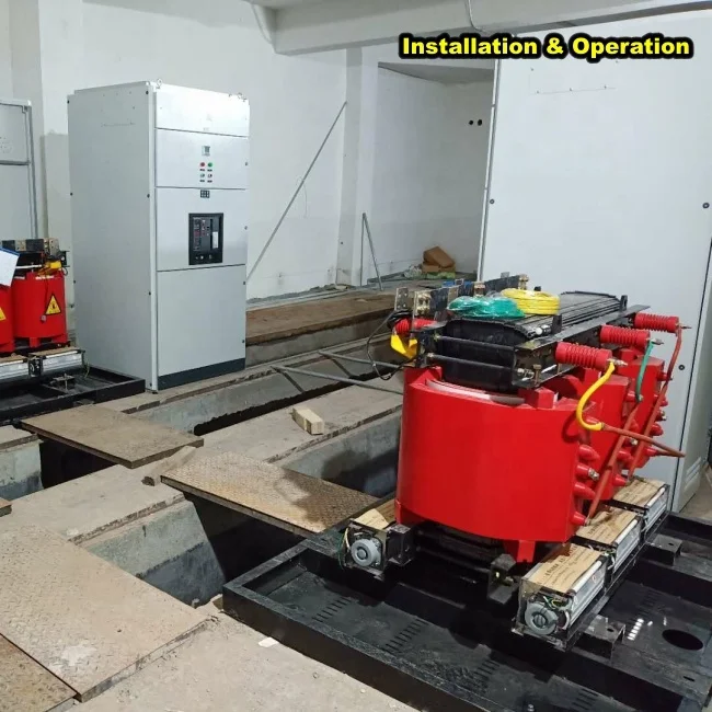 SGOB 4000KVA Industrial Control 20kv to 400v Indoor Type Cast Resin Dry Type Power Transformer