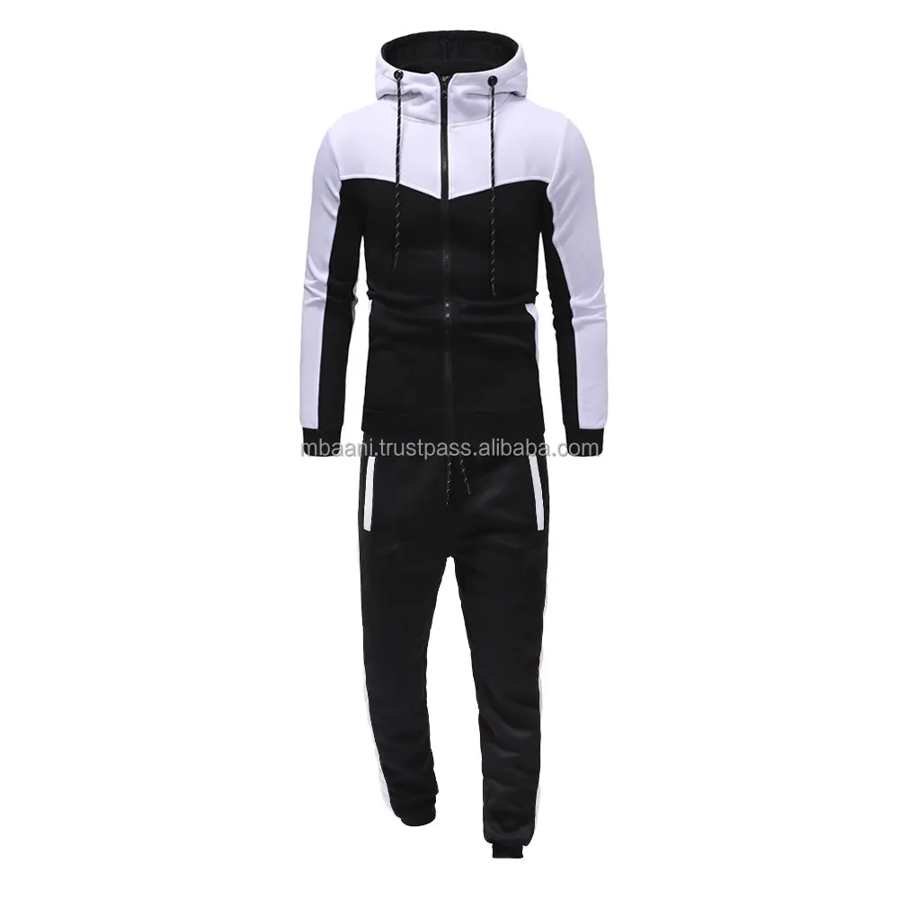 Mens Tracksuits Mens Black Combination Tracksuit Manufacturer From