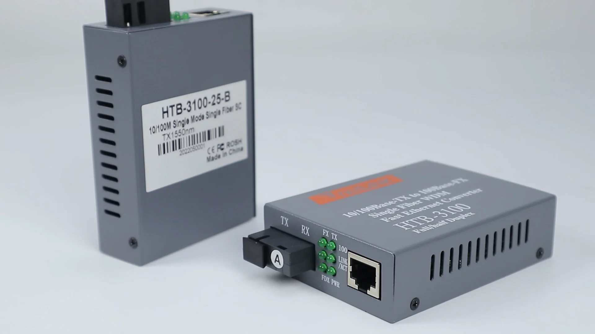 100Mbps Fiber Optic Media Converter 1 CH*SC 8 CH*RJ45 Netlink Converter 