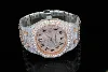 Or rose bicolore et argent