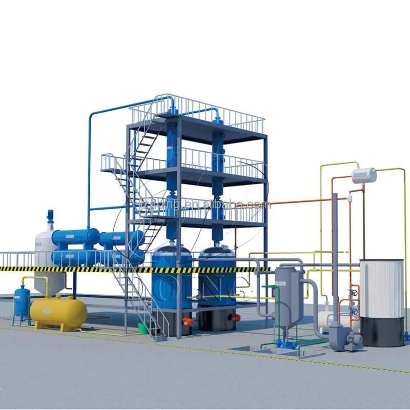 Distillation Machine to Refine Dirty Engine Oil Recycling Machine Waste Mobil Oil Recycling Machine Purifier System