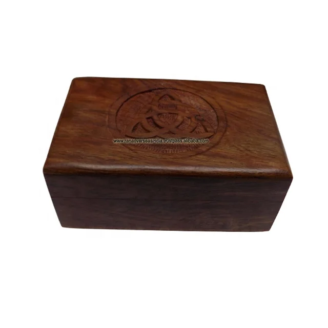 Triqule Box Triquetra Box Jewelry Storage Home & Living etna.com.pe