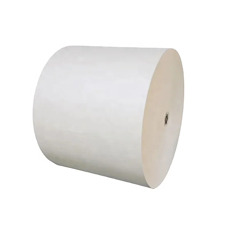 Papier de stock de gobelets en rouleau géant, revêtement pe, Chine, qualité alimentaire jetable imprimée et personnalisée de haute qualité pour gobelets en papier 12oz