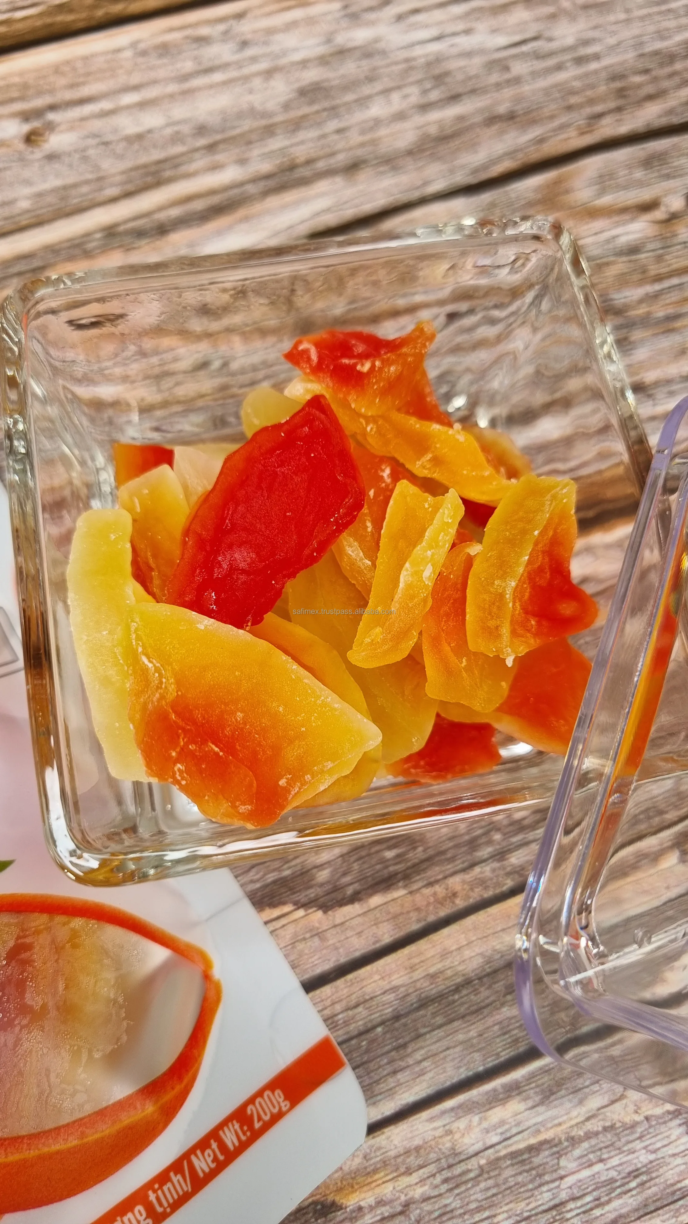 Soft Dried Papaya Chips Vietnamese Snack / Dried Sliced Sweet Papaya