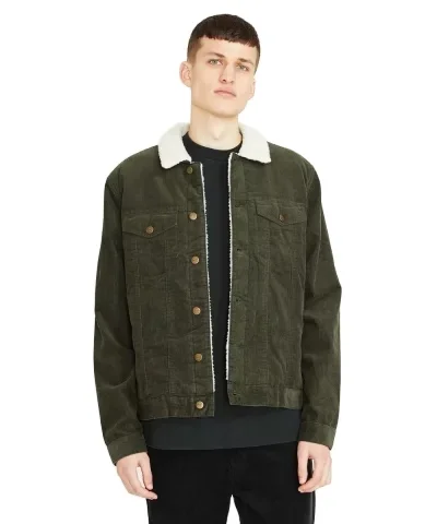 Sherpa Overcoat Inside Jeans Jacket 