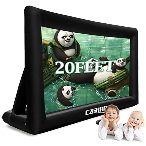 Горячая Распродажа! Для использования на открытом воздухе мгновенный ТВ-проектор экран для фильма надувной