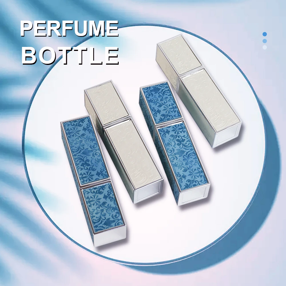 New Wholesale 5ml 3D Printing Empty Aluminum Bottom Refillable Magnetic Travel Perfume Atomizer