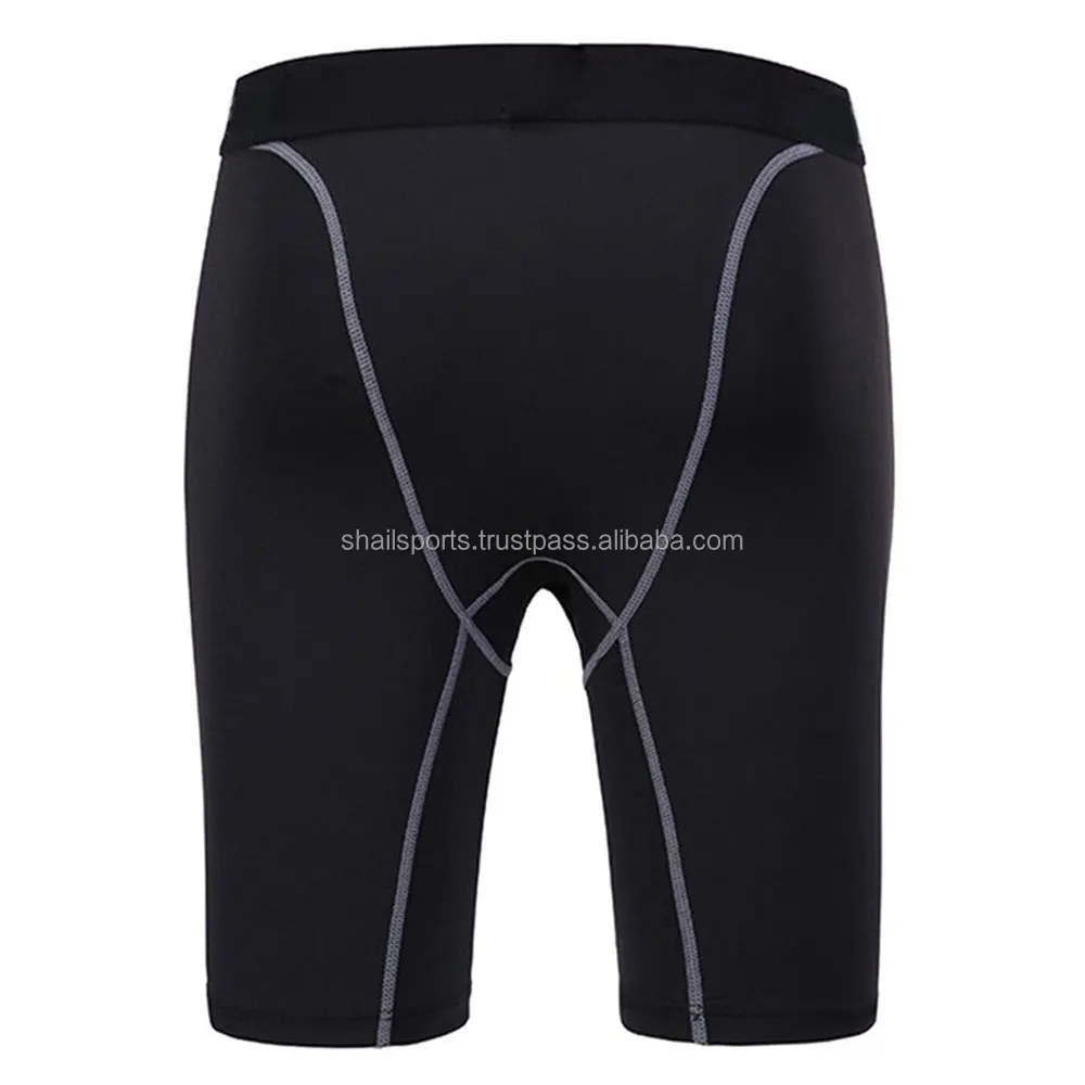 Men Compression Short Running Tights Men's Quick Dry Gym Fitness Sports