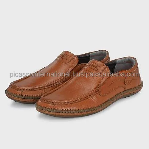 Comfort Fashion Walking Flexible Moccasins Business Work Formal Slip on Genuine Leather Loafers Shoes at Competitive Price