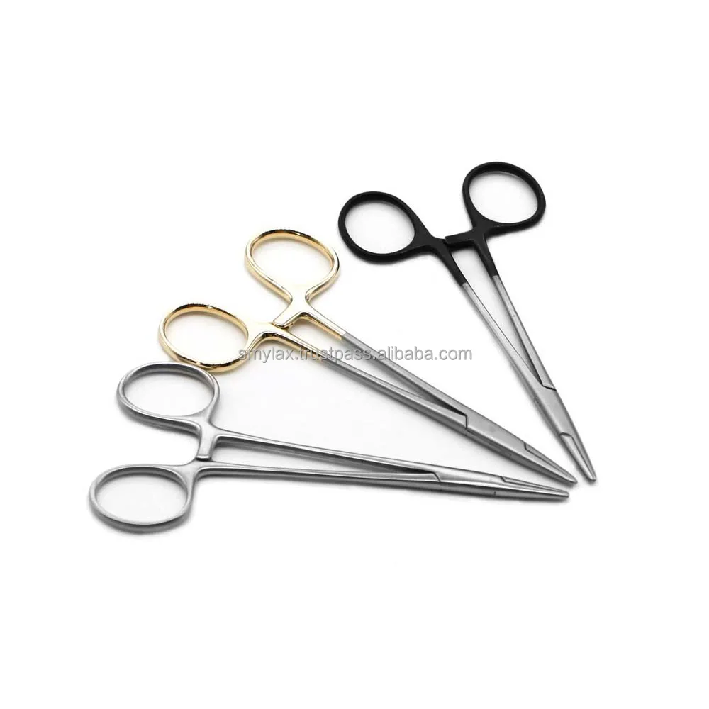 Neivert Needle Holder One Ring Offset Tc Suture Embedding Surgical ...