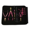 Pink hair Extension tools Kit