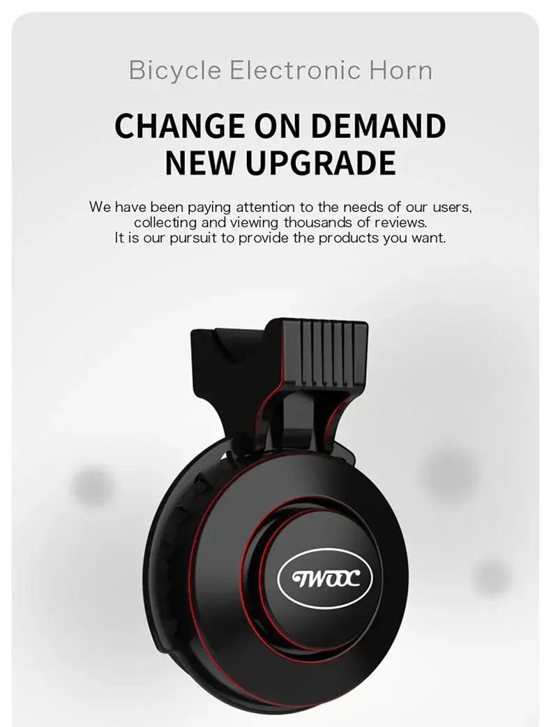 Twooc Bicycle Electronic Horn Volume Adjustment 4 Kinds Of Classic