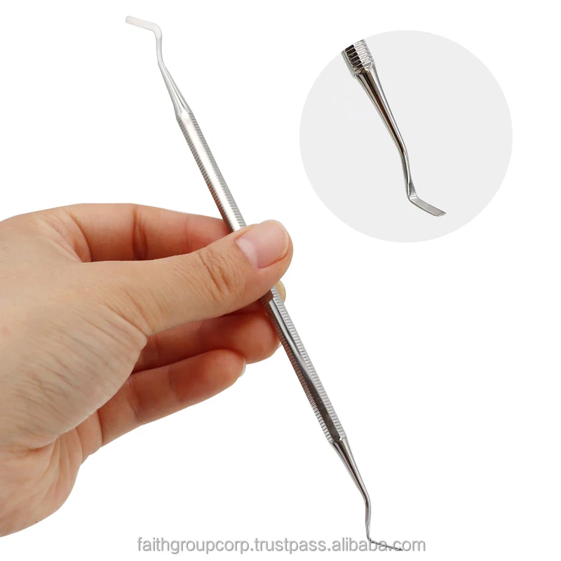 Dental Gingival Retraction Cord Packer Dental Scaler Surgical Tool Double End Stainless Steela