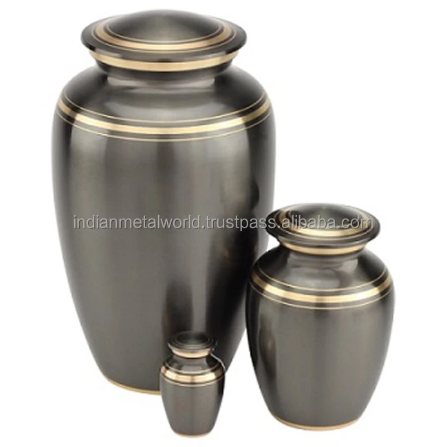 Luxury Design Metal Cremation Urn For Human Ashes Cheap Metal Adult