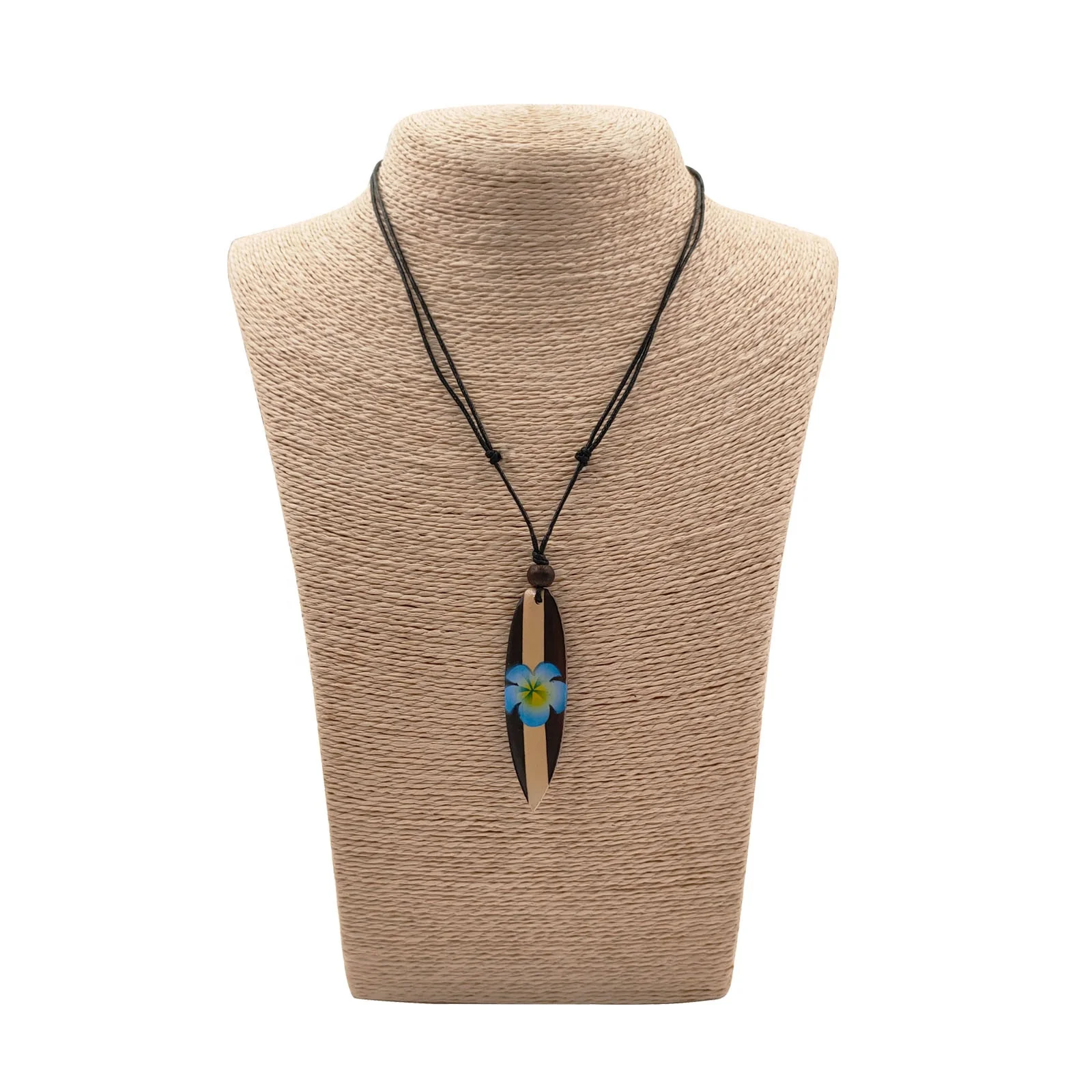 Collana In Pelle Uomo Con Ciondolo - Stile Surfer Australiano Regolabile 39-65cm - Foto 7