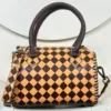 Beige & Dark Brown Checkered