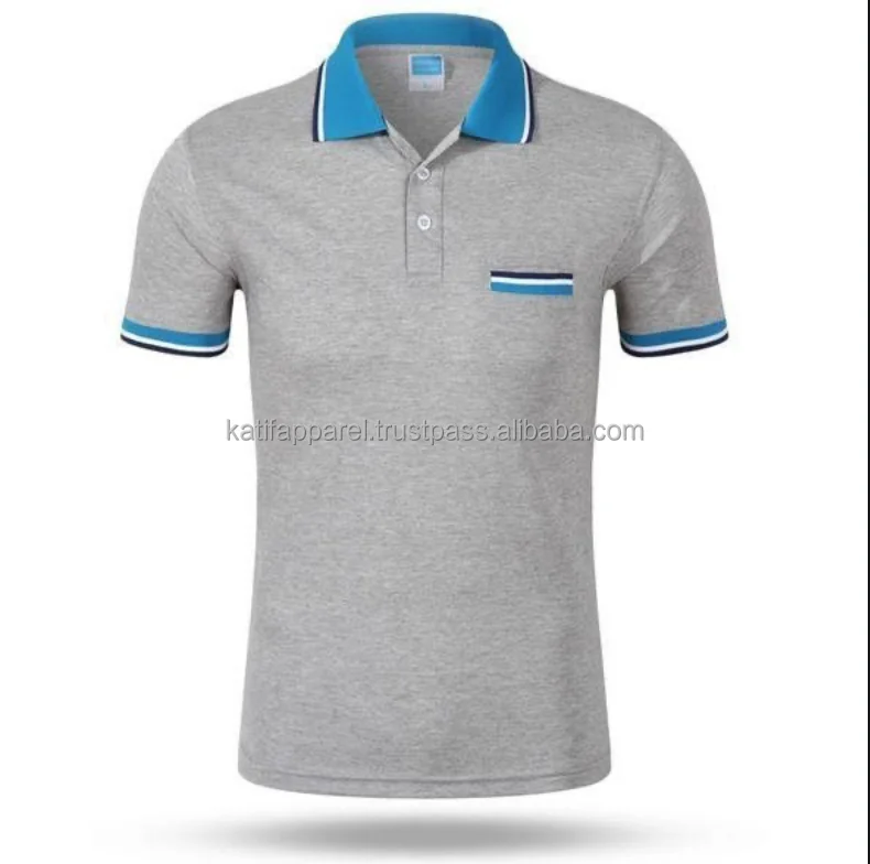 Men Cotton Polyester Sports Golf Polo T Shirts,60 Cotton 40 Polyester