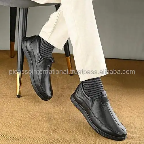 Best Deal on High Quality Casual Wear Oxford Trendy Office Business Genuine Leather Formal Shoes for Men at Low Price