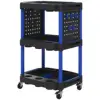 Black and Dark Blue Color